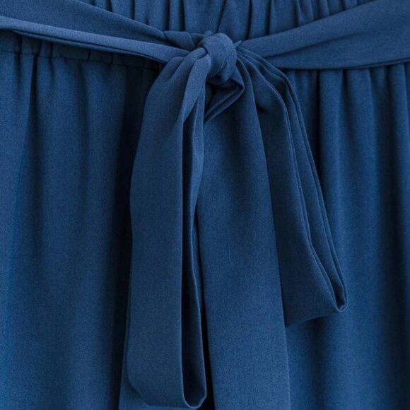 Shein Lune Size 2XL V Neck Ruffled Sleeve Top & Pants 2 Piece Set - Picture 4 of 4